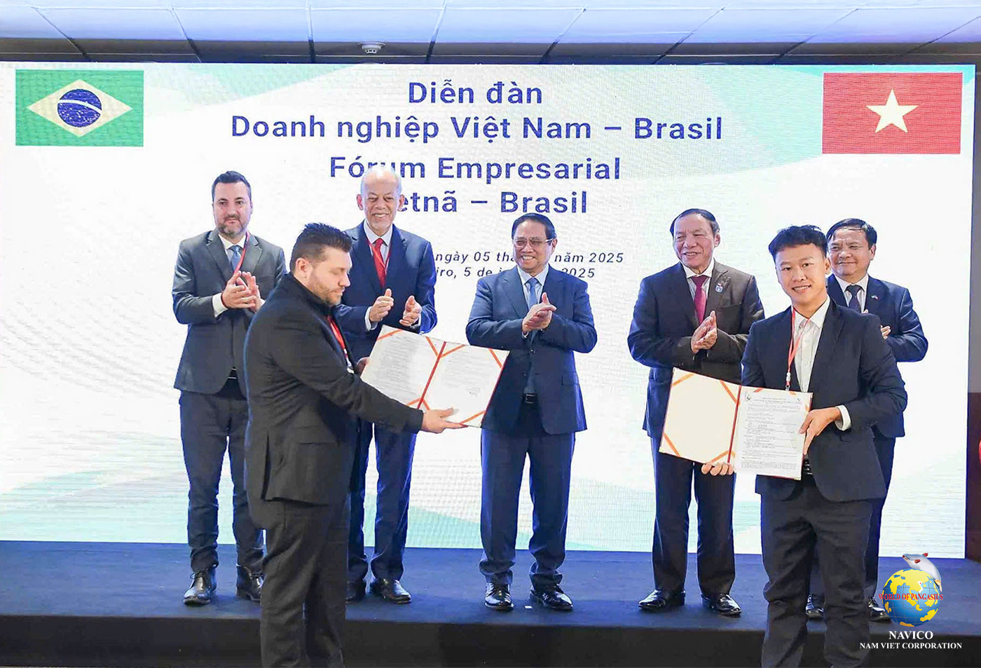 NAVICO ký hợp tác chiến lược tại Brazil – Khai phóng thị trường cá tra, basa và rô phi đến Nam Mỹ